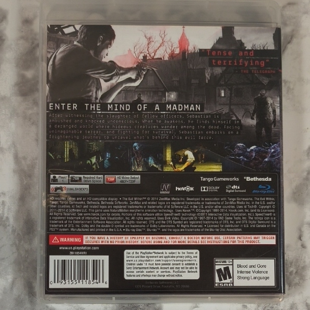 The Evil Within Game for PS3 - Picture 2 of 4